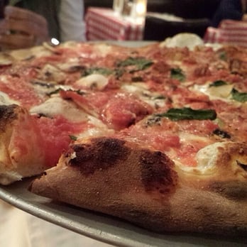 Grimaldi's - Half mushroom, half meatball - Pizza Near Me - Hoboken, New Jersey Grimaldi's - Half mushroom, half meatball - Pizza Near Me - Hoboken, New Jersey