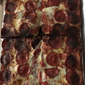 Jet's Pizza - Cajun seasoned crust, 8 corner pepperoni square pizza! - Pizza Near Me - Clawson, Michigan