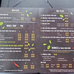 Pho Chopstix - Pho Chopstix menu