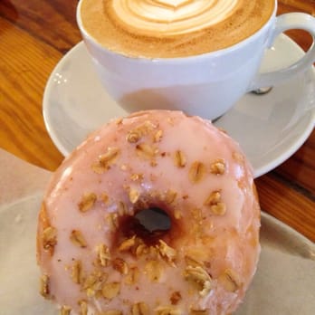 Monuts - Amazing donut of the day with an awesome Latte - Donuts Near Me - Durham, North Carolina