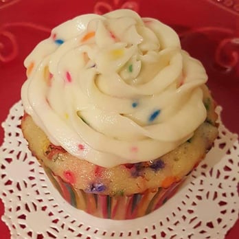 The Cupcake House - The Cupcake House- Vanilla Funfetti with buttercream icing. - Cupcakes Near Me - Tulsa, Oklahoma The Cupcake House - The Cupcake House- Vanilla Funfetti with buttercream icing. - Cupcakes Near Me - Tulsa, Oklahoma