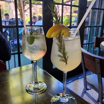 Luana’s Tavern - Hugo and Limoncello Spritz - Cocktail Bars Near Me - Brooklyn, New York