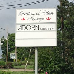Garden of Eden Massage - Our signage by the road