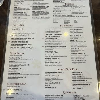 Kappy's American Grill - Menu - Breakfast & Brunch Near Me - Morton Grove, Illinois