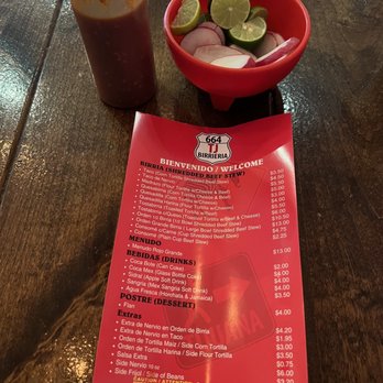 664 TJ Birrieria - Menu and condiments - Mexican Near Me - Chula Vista, California 664 TJ Birrieria - Menu and condiments - Mexican Near Me - Chula Vista, California