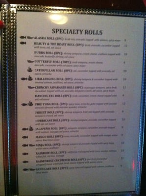 Menu photo 2 Izziban Sushi Vero Beach, FL