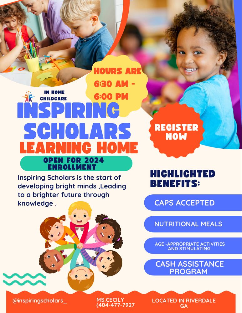 Inspiring Scholars Learning Home - childcare center in Riverdale, GA