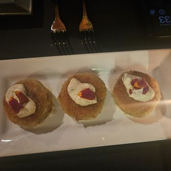 Alchemi - Shrimp crab cakes - American Near Me - Royal Oak, Michigan Alchemi - Shrimp crab cakes - American Near Me - Royal Oak, Michigan