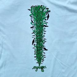 Engrafft - The Tendril Kelp Tee on Sky Blue