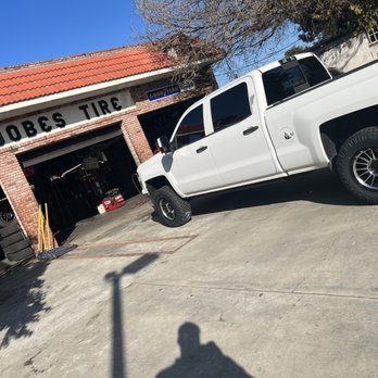 Cordobes Tires - My truck in front of shop - Tires Near Me - El Monte, California Cordobes Tires - My truck in front of shop - Tires Near Me - El Monte, California
