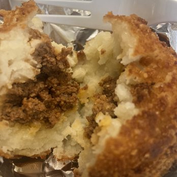 Lelo”s Cuban Cafe - Inside of the Stuffed Potato - Food Trucks Near Me Lelo”s Cuban Cafe - Inside of the Stuffed Potato - Food Trucks Near Me