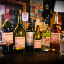 Champs Tavern - Champs has a variety of wine to choose from.