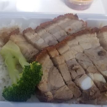 HK B.B.Q. Master - Roast pork, rice, and broccoli - Barbeque Near Me - Richmond, British Columbia HK B.B.Q. Master - Roast pork, rice, and broccoli - Barbeque Near Me - Richmond, British Columbia