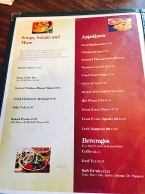 Menu photo 7 Pine Room Saint Charles, MO