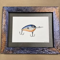 Frame of Mind - Watercolor Fishing Lure