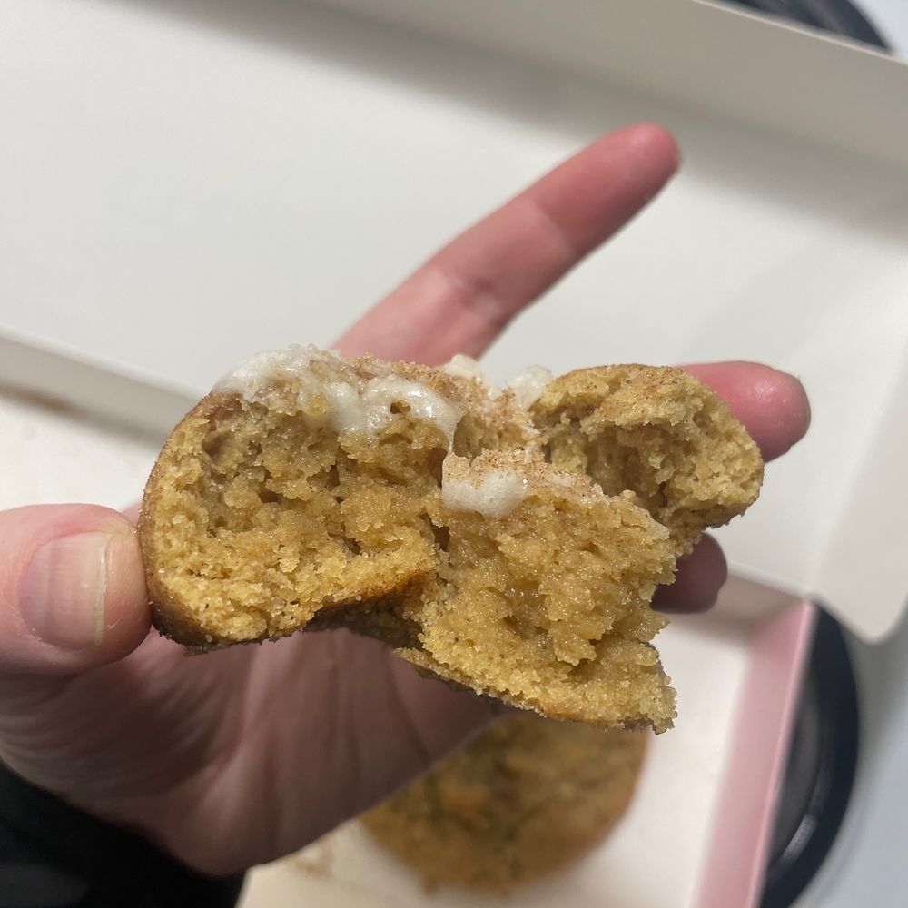 Crumbl - North Division - Cinnamon Toast Crunch Crumbl cookie. Raw on the inside. - Bakeries Near Me - Spokane, Washington
