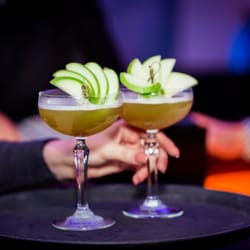Cocktail Embassy - "Newton's Apple" - a signature cocktail from the day 1. You will love this bland of cognac and apples