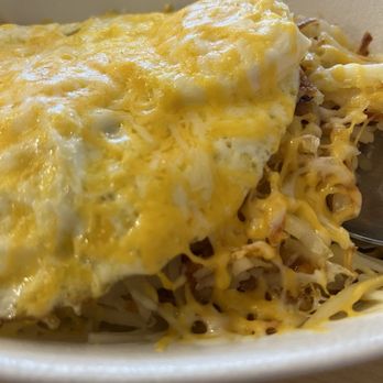 The Rose - Hash brown with over-medium eggs smothered in cheese. Amazing. - Breakfast & Brunch Near Me - Pagosa Springs, Colorado The Rose - Hash brown with over-medium eggs smothered in cheese. Amazing. - Breakfast & Brunch Near Me - Pagosa Springs, Colorado