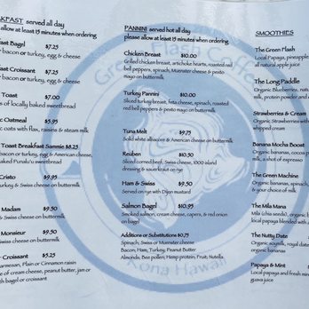 Green Flash Coffee - Menu 4/2022 - Coffee & Tea Near Me - Kailua-Kona, Hawaii Green Flash Coffee - Menu 4/2022 - Coffee & Tea Near Me - Kailua-Kona, Hawaii