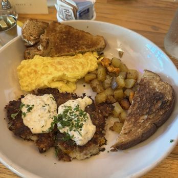 Lucky Hank's Restaurant & Cafe - Cod Cakes and Eggs (Breakfast) - American Near Me - Edgartown, Massachusetts Lucky Hank's Restaurant & Cafe - Cod Cakes and Eggs (Breakfast) - American Near Me - Edgartown, Massachusetts