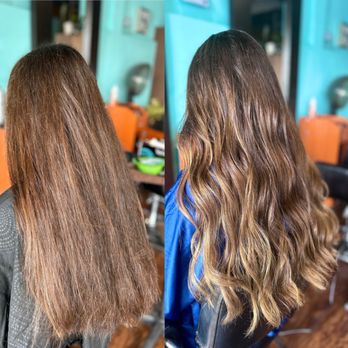 Amadeus Hair Salon - Before and after -- balayage by Nicha - Hair Salons Near Me - Pacific Grove, California Amadeus Hair Salon - Before and after -- balayage by Nicha - Hair Salons Near Me - Pacific Grove, California