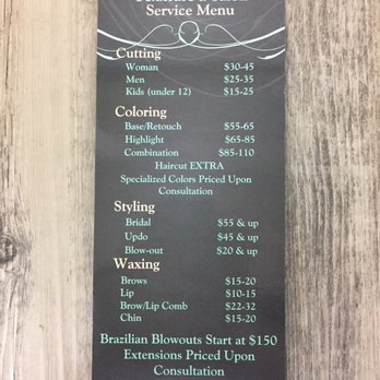 Texxture a Salon - Service Menu - Hair Salons Near Me - Toledo, Ohio