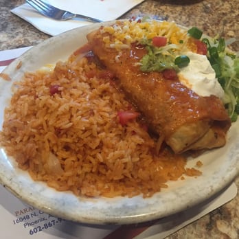 Valle Luna - Shredded Beef Chimichanga. - Mexican Near Me - Phoenix, Arizona