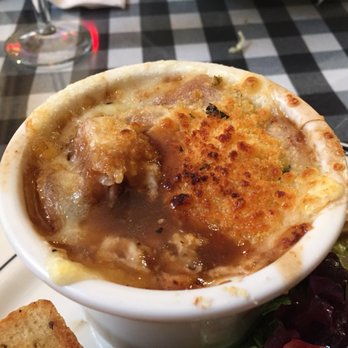 Mimi's Cafe - This is the after picture on the onion soup. I rate this version nine out of ten. Back to being the best in Orange County. - Breakfast & Brunch Near Me - Tustin, California