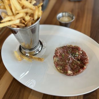 Chemin A La Mer - Beef Tartare and Potato Frites - French Near Me - New Orleans, Louisiana