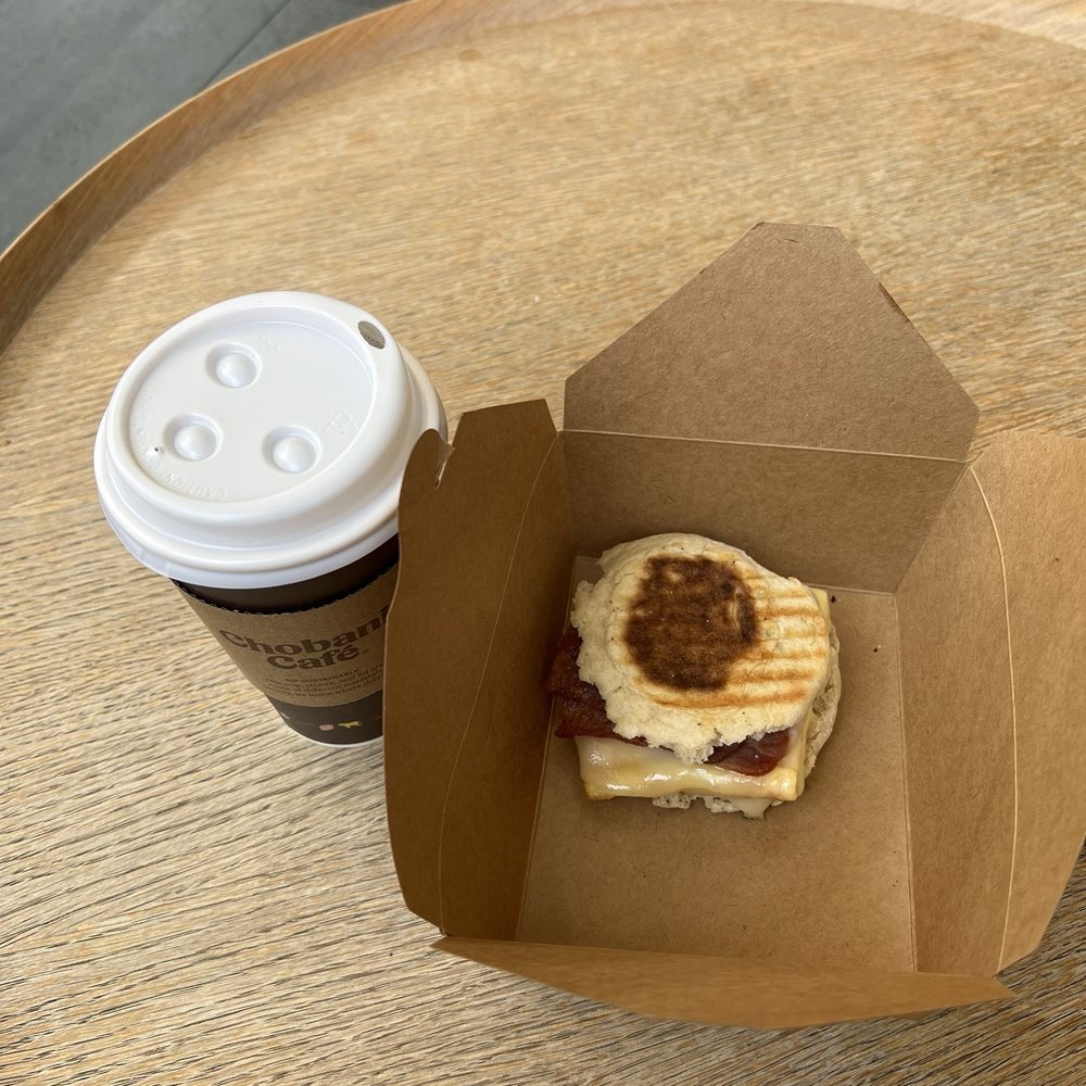 Chobani - Tea and Chobani Breakfast Sandwich - Coffee & Tea Near Me - New York, New York
