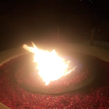 Ameristar Black Hawk - Pretty fire pit on roof top at night. Great for the chilly night. Two of them plus the big hot tub! - Casinos Near Me - Black Hawk, Colorado