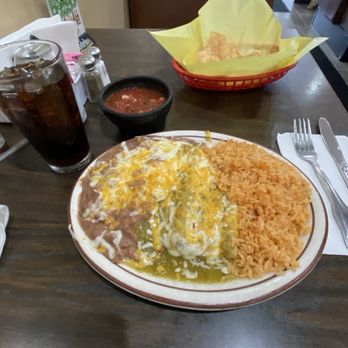 Zacatecas Restaurant - Plate #1. Two cheese with B & R!! Yum! - Mexican Near Me - Hawthorne, California