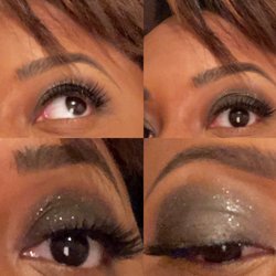 Bluemercury - Smokey eye, eyebrows, and lashes.
