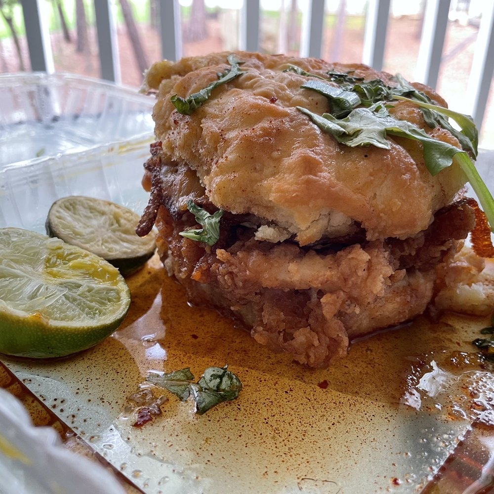 Debbie Lou's Biscuit Shop - Honey Lime Chipotle Chicken Biscuit - Breakfast & Brunch Near Me - Durham, North Carolina Debbie Lou's Biscuit Shop - Honey Lime Chipotle Chicken Biscuit - Breakfast & Brunch Near Me - Durham, North Carolina