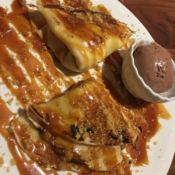The Alden - Banana crepes with a burnt caramel and nutella ice cream. They were just okay although I'm not a big crepes person. - New American Near Me - Chamblee, Georgia The Alden - Banana crepes with a burnt caramel and nutella ice cream. They were just okay although I'm not a big crepes person. - New American Near Me - Chamblee, Georgia