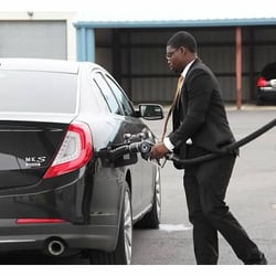 Arrow Limousine Worldwide - Our own on-site gas pumps.  Hooked up to back up generators in case of power outages.