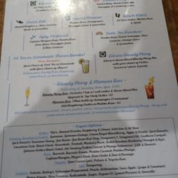 Kilcare Bar and Grill - Drink menu