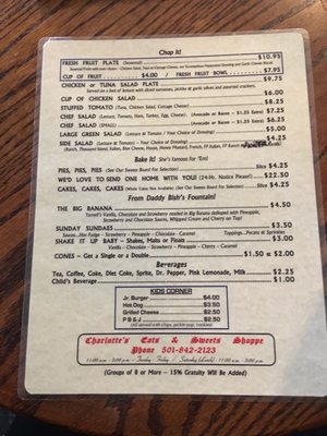 Menu photo 4 Charlotte's Eats & Sweets Keo, AR