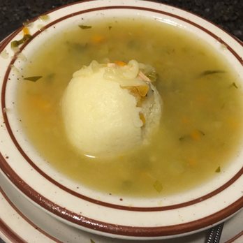 Blue Bay Diner - Post-workout meal - Matzah ball soup - Diners Near Me - Oakland Gardens, New York