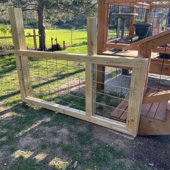 Handy Helper - In process pic of building a custom fence  to match the Client's deck. - Handyman Near Me