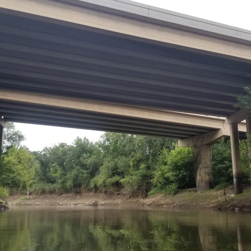 Trinity River Kayak - Under the bridge - Boating Near Me - Coppell, Texas
