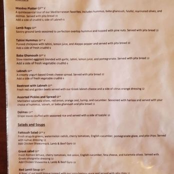 Mazevo Mediterranean Eatery - Menu - Mediterranean Near Me - Denver, Colorado