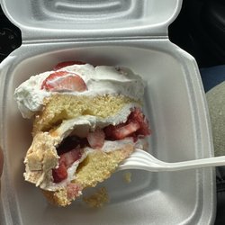 Marlene's@the Big Chill - Homemade strawberry tart.