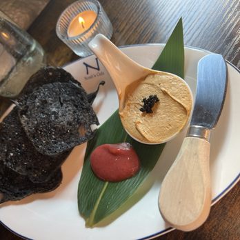 Noah's Cafe - Uni butter w/charcoal focaccia - Japanese Near Me - Vancouver, British Columbia Noah's Cafe - Uni butter w/charcoal focaccia - Japanese Near Me - Vancouver, British Columbia