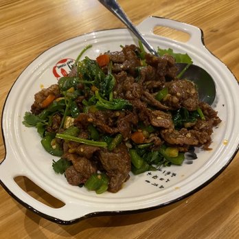 Chef Jiang - H8. Sauteed Slice Lamb in Hunan Style - Chinese Near Me - Farmington, Connecticut