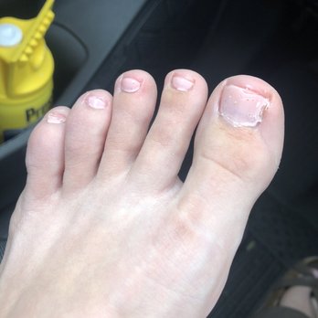 Zen Nail Spa - I was so incredibly upset with how these nails turned out. This was my first time here and I will NOT be going back. - Nail Salons Near Me - Chattanooga, Tennessee
