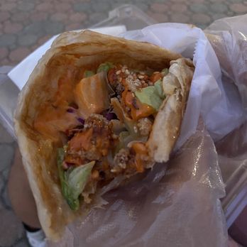 Liang Crispy Roll - # 01 Spicy Fried Chicken Crispy Roll It's delicious popcorn chicken :p - Juice Bars & Smoothies Near Me - Rowland Heights, California