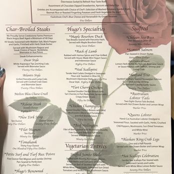 Hugo's Cellar - Menu - American Near Me - Las Vegas, Nevada