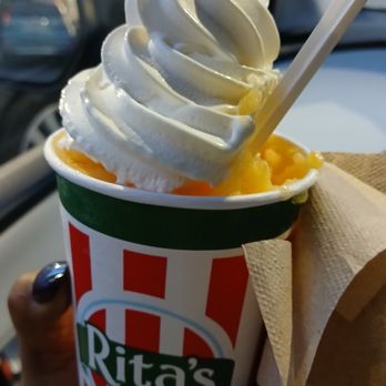 Rita’s - Gelati Mango with vanilla custard - Ice Cream & Frozen Yogurt Near Me - Mableton, Georgia Rita’s - Gelati Mango with vanilla custard - Ice Cream & Frozen Yogurt Near Me - Mableton, Georgia