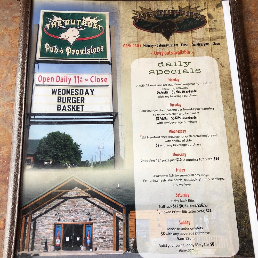 The Outpost - Specials - Bars Near Me - Sherwood, Wisconsin The Outpost - Specials - Bars Near Me - Sherwood, Wisconsin